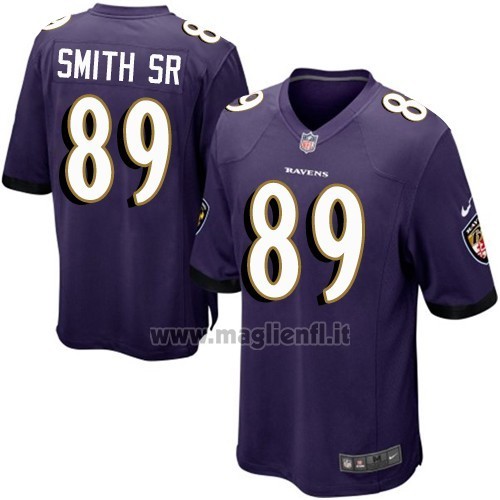 Maglia NFL Game Baltimore Ravens Smith Sr Viola